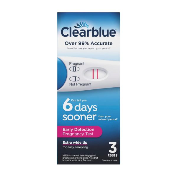 Clearblue Early Detection Pregnancy Test, 3ct