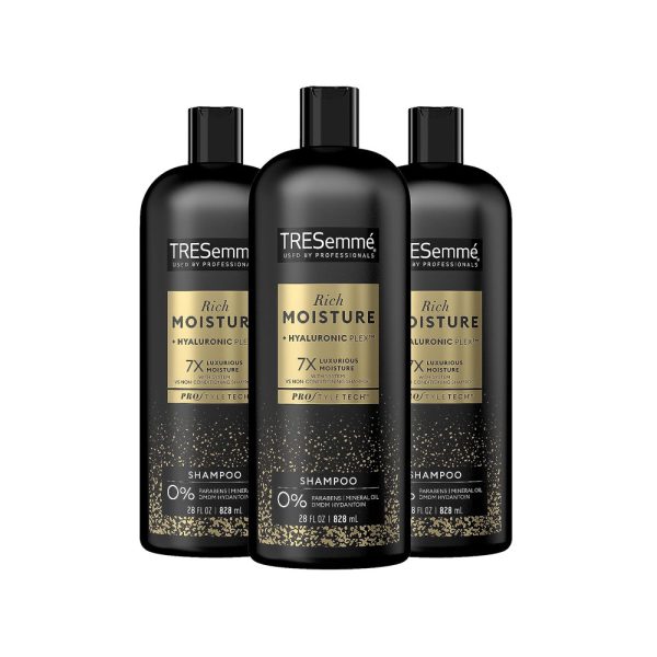 TRESemmé Shampoo Moisture Rich 3 Count for Dry Hair